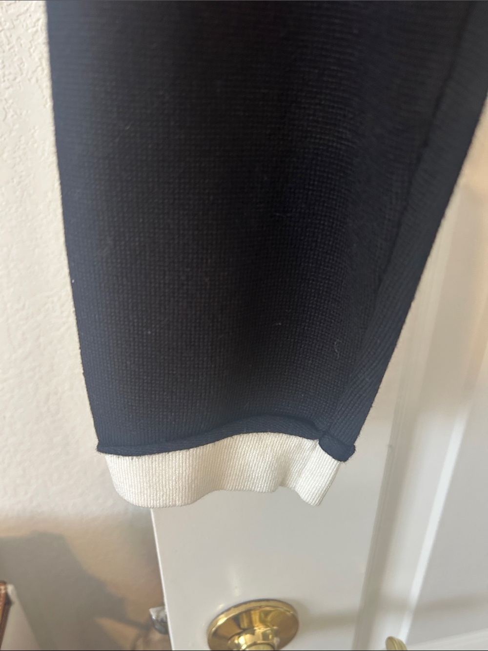 Cyrus Black Cardigan with Cream Trim - Picture 4 of 5